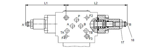 Ηλεκτρονική υδραυλική βαλβίδα ελέγχου ροής, υδραυλική πειραματική βαλβίδα ελέγχου Z4WEH/Z4WH10. L4X